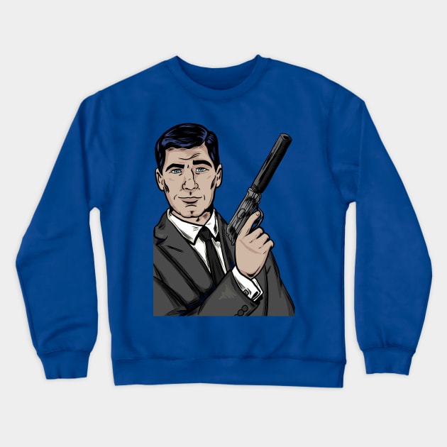 Archer Crewneck Sweatshirt by Black Snow Comics